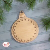 Vintage Ornaments Wood Backer #Three
