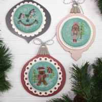 Vintage Ornaments Set Four